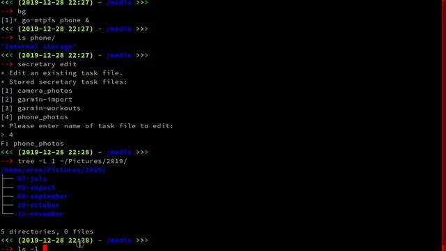 Secretary: An automated file copying/management script for Linux. Usage/overview video. смотреть онлайн