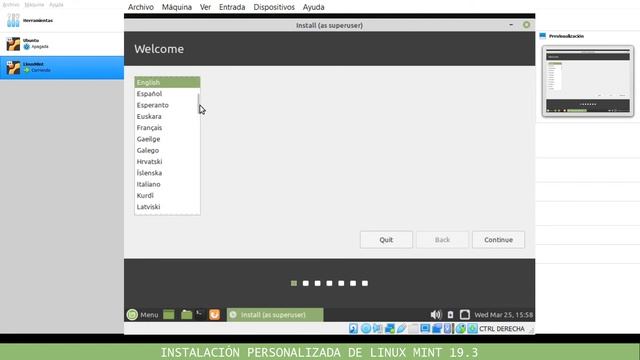 Instalación personalizada de Linux Mint 19.3 смотреть онлайн