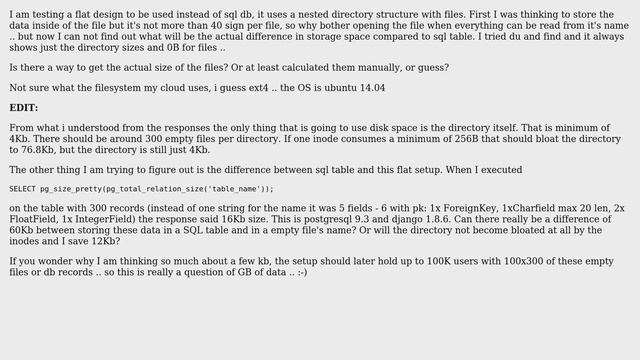 Ubuntu - get size of directory of empty files (2 Solutions!!) смотреть онлайн