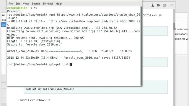 2-Linux Debian64bit - Snapshot with Programming İnstall / Remove and Again İnstall смотреть онлайн