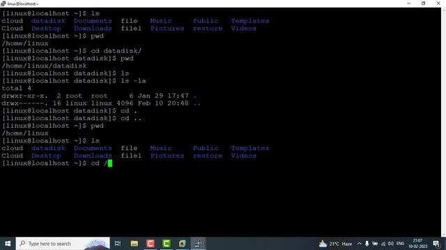 CD (Change Dir) command in details | Lec -2 | Computer Nuggets | Linux for Beginners in Hindi | смотреть онлайн