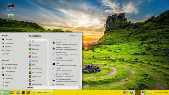 Linux Mint18 2 " Sonya" Mate Edition Screen Capture смотреть онлайн