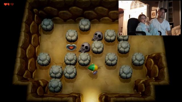 Ember And Family Gaming Play Zelda Link's Awakening
