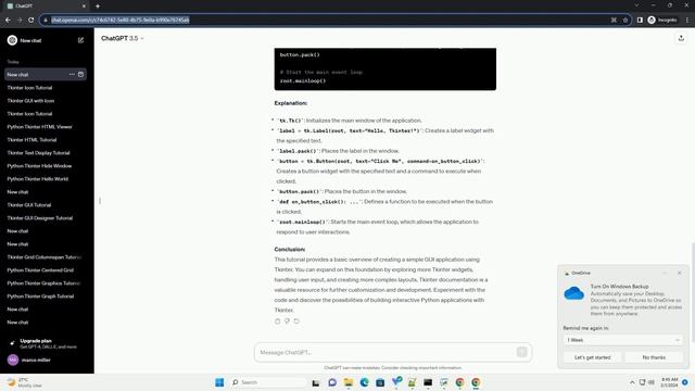 python tkinter ide смотреть онлайн