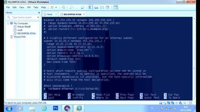 Tutorial Instalasi Debian Raid 5 beserta Paketnya di VMware Workstation 12 Pro смотреть онлайн