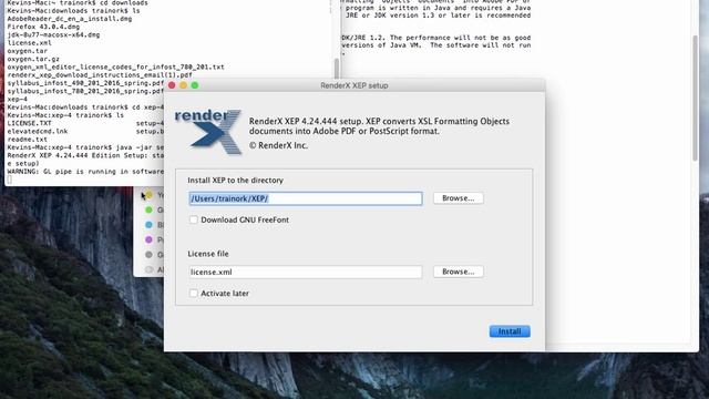 Tutorial: Install XEP on OS X смотреть онлайн