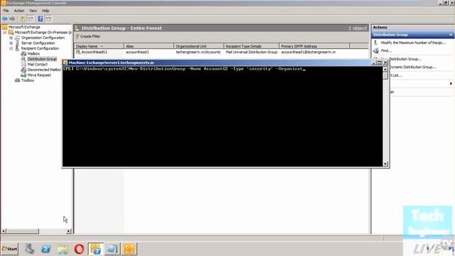 Create Mail-Enabled Security Group in Exchange Server 2010 смотреть онлайн