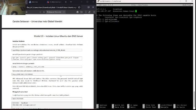 Installasi Linux Ubuntu Dan Konfigurasi DNS Server смотреть онлайн