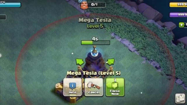 Max Level Mega Tesla 😳 In 20 Sec 🤯