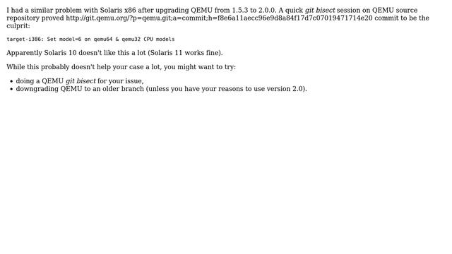 Unix & Linux: Solaris 10 installation on KVM constantly reboot (2 Solutions!!) смотреть онлайн