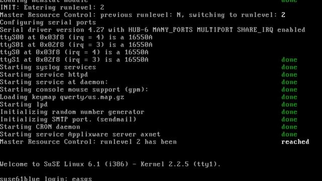 Suse Linux 6.1 gui tour смотреть онлайн