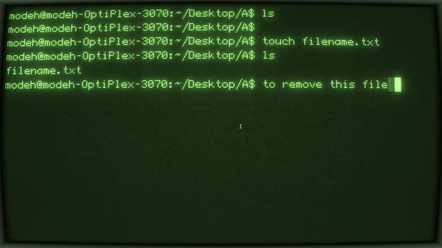 6 Linux create and remove file смотреть онлайн