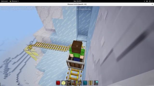 MineTest - MineCraft for Linux Debian Stretch! смотреть онлайн