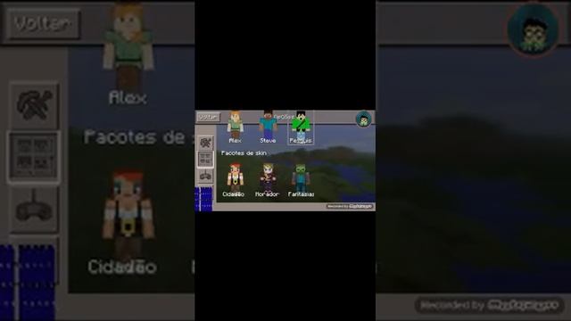 Como troca skin no minecraft PE 0.12.3 смотреть онлайн
