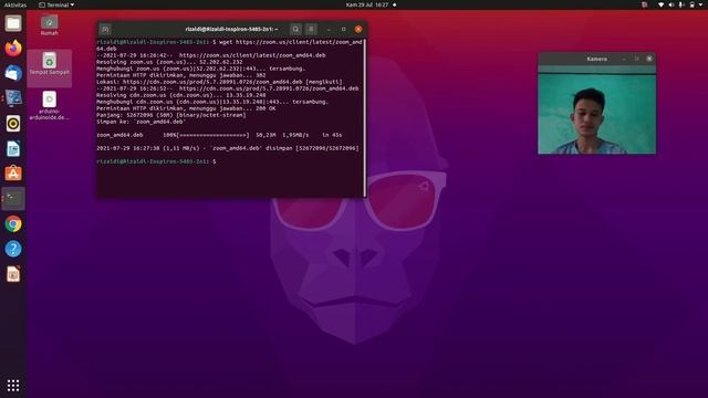 Cara Install Zoom di Ubuntu 20.4 смотреть онлайн