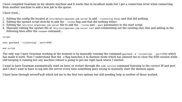 DevOps & SysAdmins: Gearman Not Listening on Right IP For Ubuntu (2 Solutions!!) смотреть онлайн