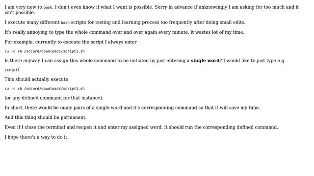 Unix & Linux: How to assign a word to execute a particular command? (2 Solutions!!) смотреть онлайн