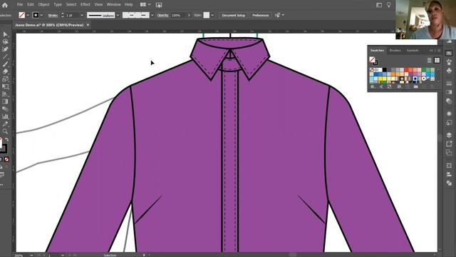 How to Create a Button Down Shirt Option 1 смотреть онлайн