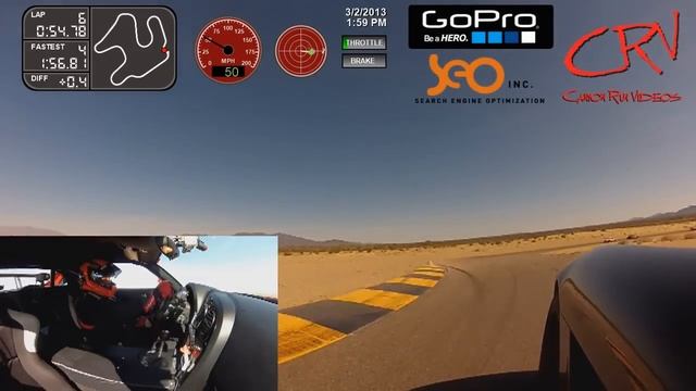 "Hollywood" Garry Grant racing his SRT-10 Viper ACR at Chuckwalla Valley Raceway on 3/2/2013 смотреть онлайн