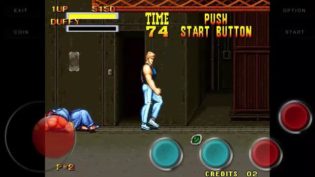 BURNING FIGHT, Emulator MAME, Android. смотреть онлайн