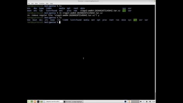 Gentoo base install part 1-2 смотреть онлайн