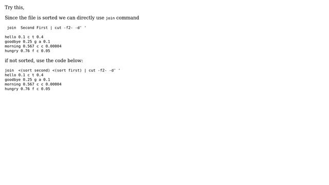 Unix & Linux: Joining two files by a common column (4 Solutions!!) смотреть онлайн