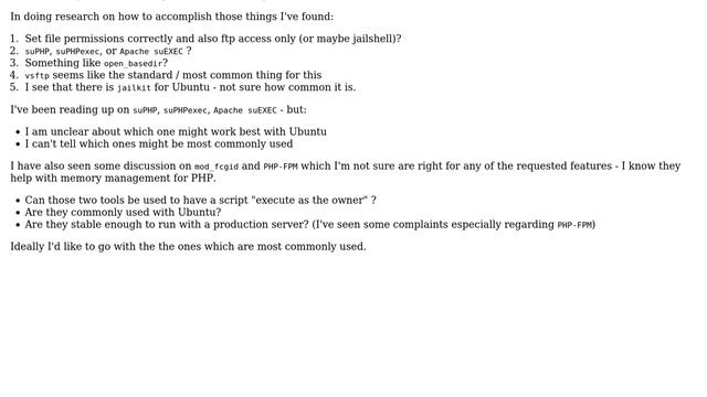 How can I configure a Ubuntu LAMP web server with permissions like CPanel? смотреть онлайн