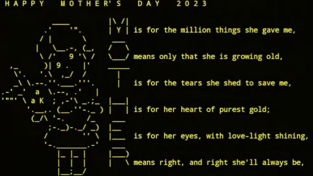 Happy Mother's Day On Unix !!! #mothersday #unix смотреть онлайн