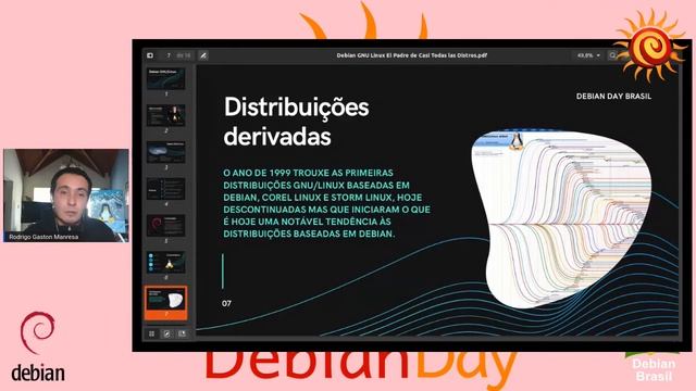 Debian Day Brasil 2020 online: Debian GNU/Linux el padre de casi todas las distribuciones. смотреть онлайн