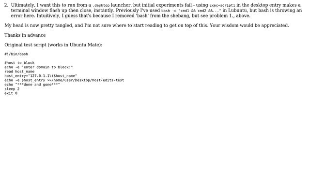 Unix & Linux: script shebang (!#/bin/bash) works in Ubuntu Mate, not Lubuntu Minimal (+LXDE) смотреть онлайн