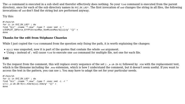 Unix & Linux: Using sed to replace a string in files which are in different folders (3 Solutions!!) смотреть онлайн