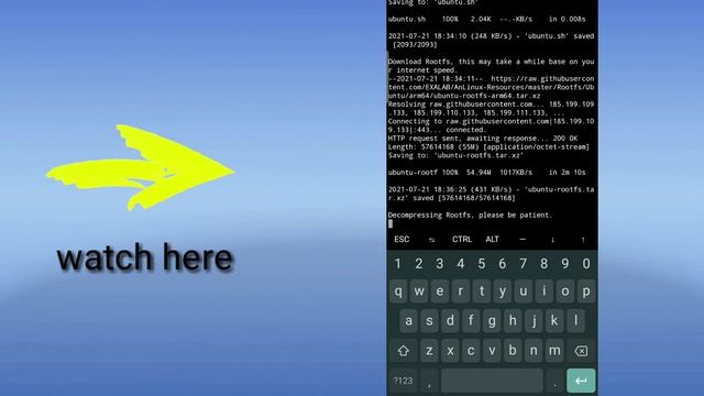 Install Ubuntu on Android without root || Ubuntu on Android in CLI mode смотреть онлайн