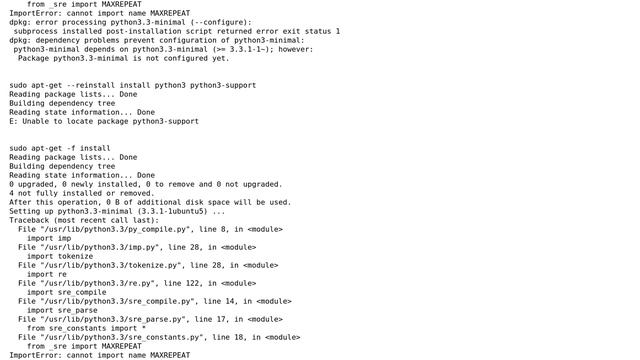 Ubuntu: Broken dependencies after upgrade смотреть онлайн
