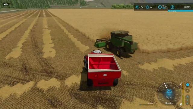Harvest | Farming on Elk Mountain Wyoming EP#5 | FS 22 | Farming simulator 22 смотреть онлайн