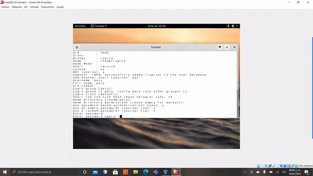 Creación de usuarios FreeBSD смотреть онлайн