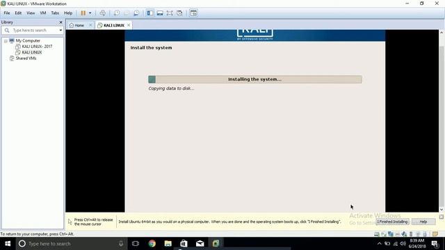 HOW TO INSTALL KALI LINUX IN VM WARE WORKSTATION смотреть онлайн