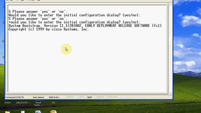 1. Use HyperTerminal console to Router.avi смотреть онлайн