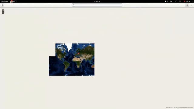 GNOME Maps in Fedora 20 смотреть онлайн