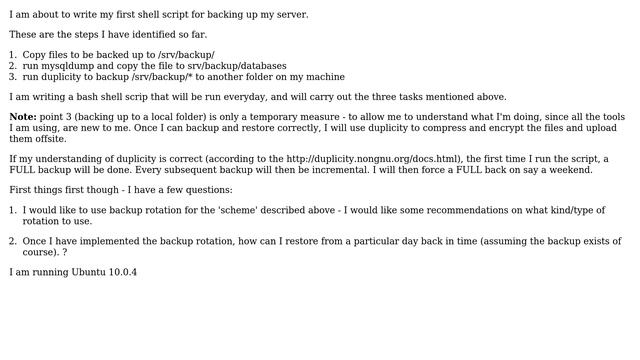 Writing a bash shell script for website backup смотреть онлайн