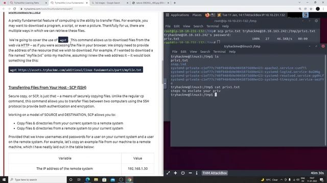 Basics of Linux - Part 7 - File Transfer TO / FROM remote machine in Detail | Learning With Tom смотреть онлайн