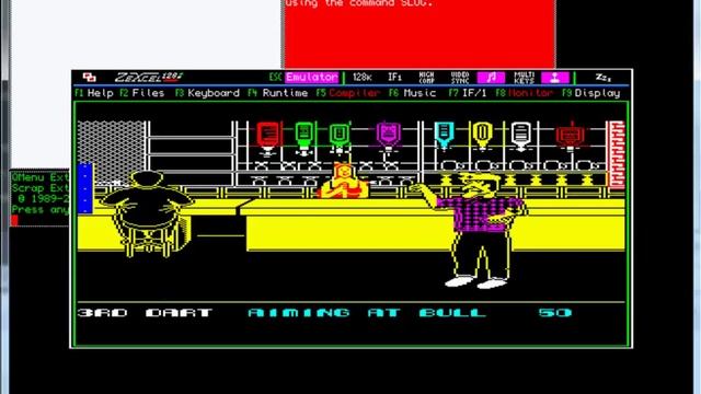 One Hundred And Eighty - Sinclair QL - emulador QPC II 4.02 ZeXcel 0.33 смотреть онлайн