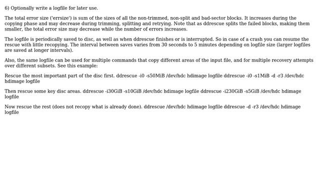 How to estimate loops/time for completion of GNU ddrescue (1.18.1) using current status? смотреть онлайн