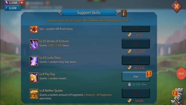 Lords Mobile - Hoarder Familiar (Pay Day Skill, Trove Expansion and Skillful Hands) смотреть онлайн