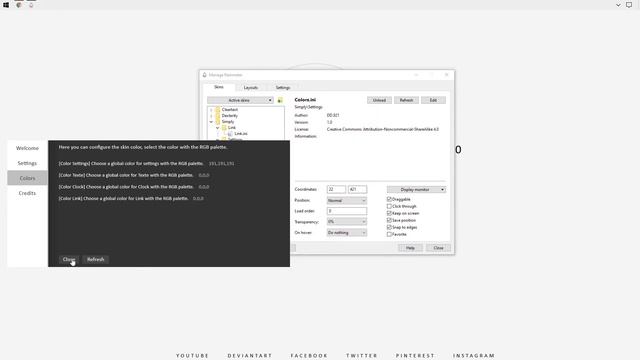 Rainmeter Minimal White Look Windows 10 || Customize windows 10 смотреть онлайн