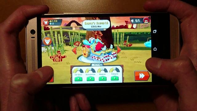 HTC One (M8) - Angry Birds Go! - Gameplay / Test смотреть онлайн