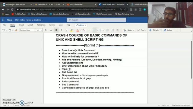 Crash on Basic Unix Commands and Shell Scripting смотреть онлайн