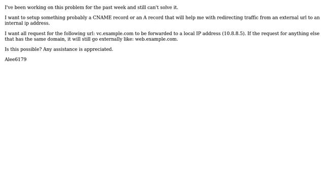 Ubuntu: DNS Server - Help with Redirect traffic of a specific url to a Local IP address смотреть онлайн