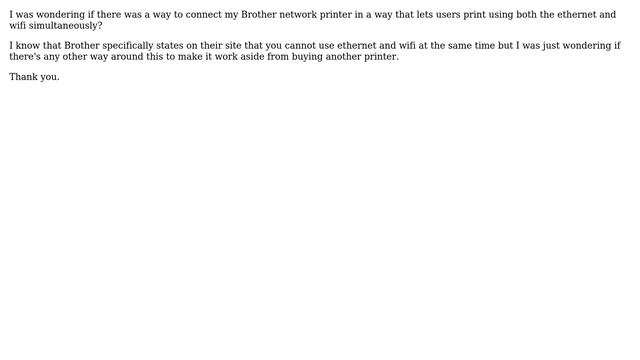 Unix & Linux: A way to print to a network printer using both ethernet and wifi simultaneously смотреть онлайн