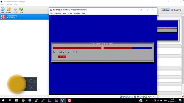 CARA INSTAL LINUX DEBIAN SERVER DI VIRTUALBOX смотреть онлайн