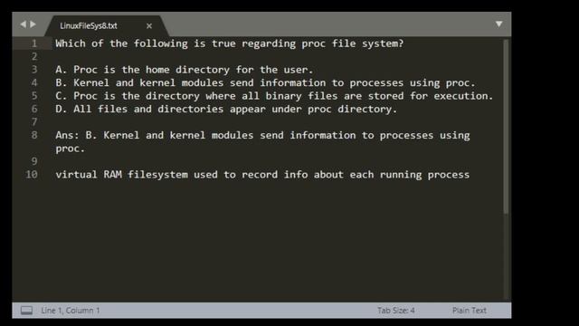 A technical question on proc file system in linux смотреть онлайн